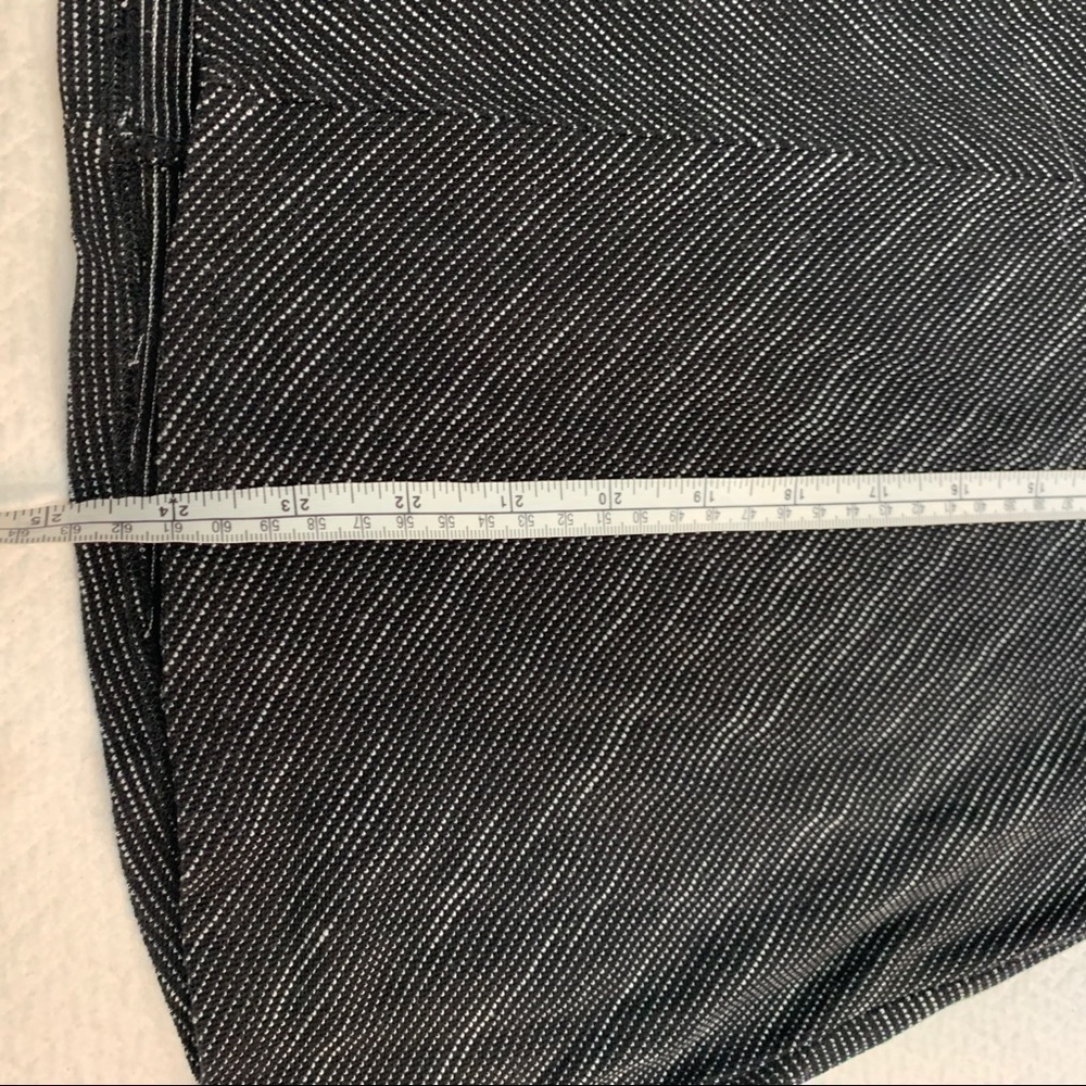 ZARA Mock Neck Long Sleeve Black/White Top S - Picture 8 of 8